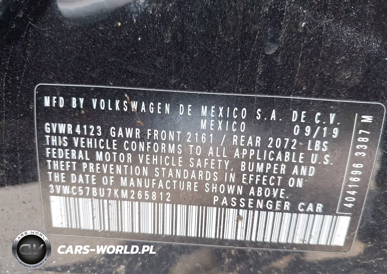 2019 Volkswagen Jetta 1.4T R-Line-1.4T S-1.4T Se VIN:3VWC57BU7KM265812 - 9