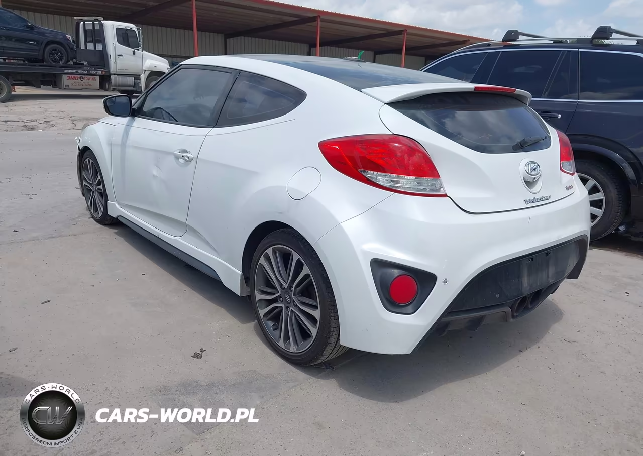 2016 Hyundai Veloster Turbo VIN:KMHTC6AE1GU296596 - 3