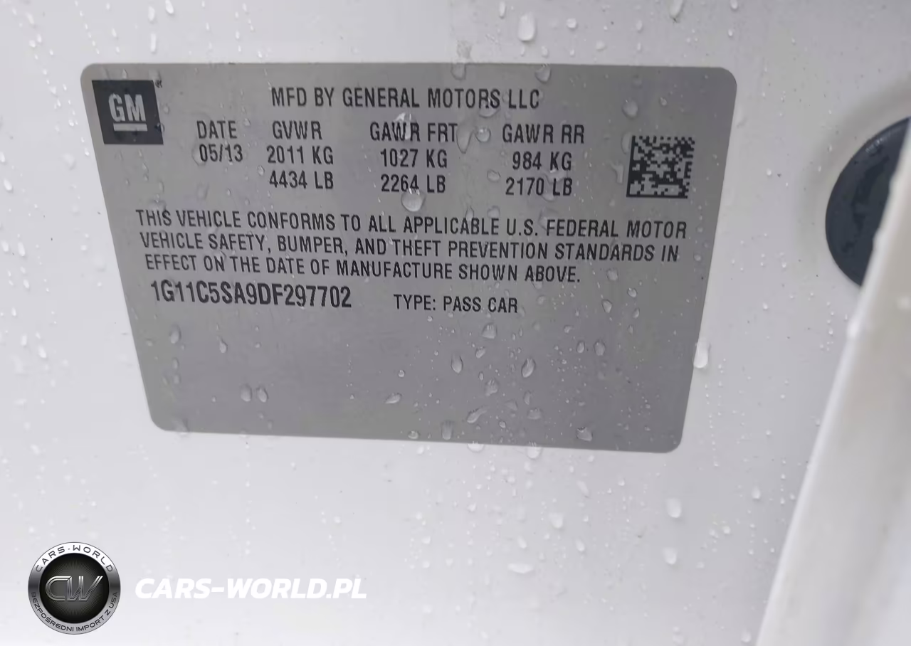 2013 Chevrolet Malibu 1Lt VIN:1G11C5SA9DF297702 - 9