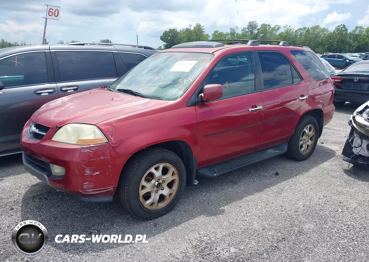 2002 Acura Mdx VIN:2HNYD18642H538568 - 2