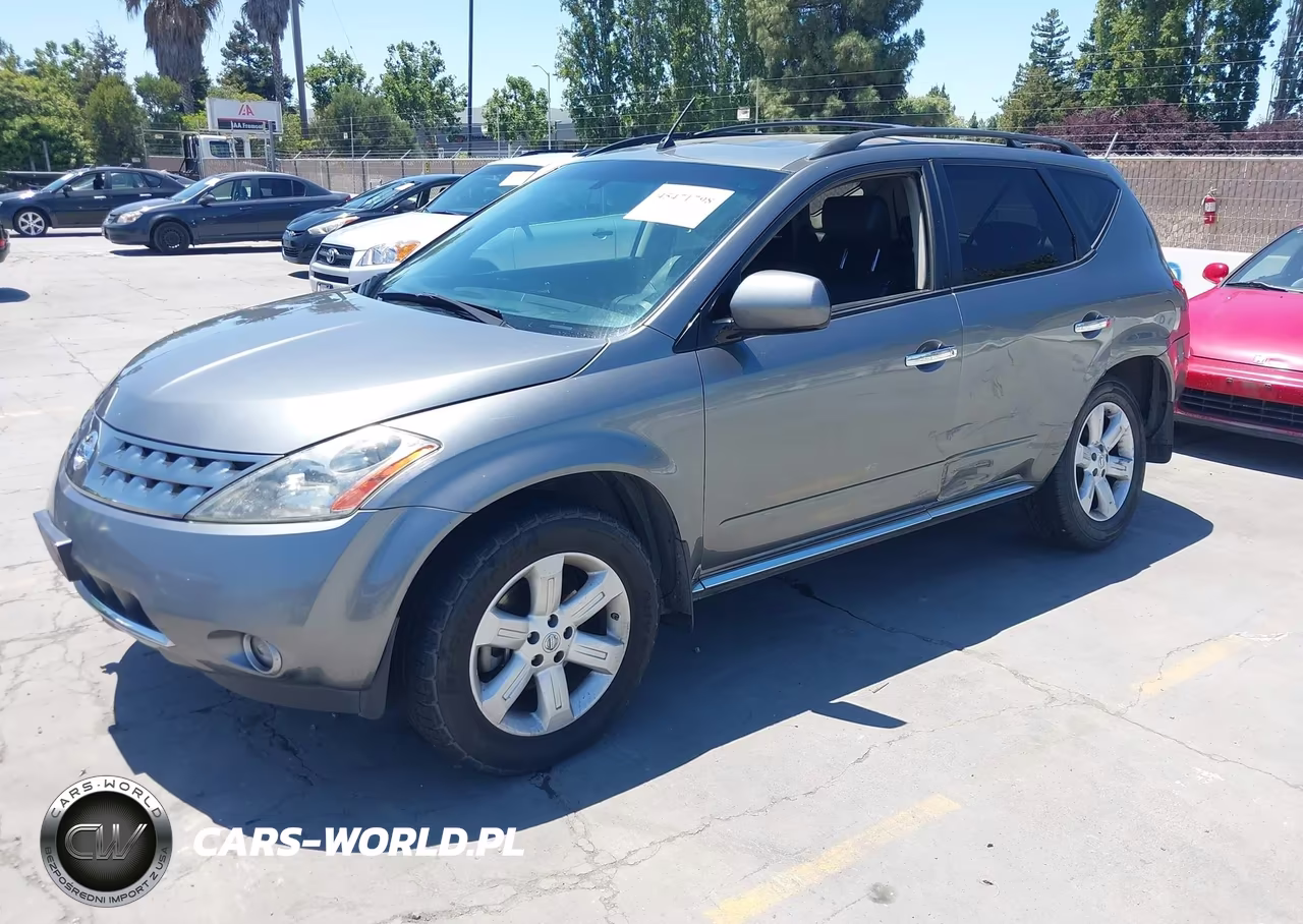 2007 Nissan Murano Sl VIN:JN8AZ08W77W624697 - 2