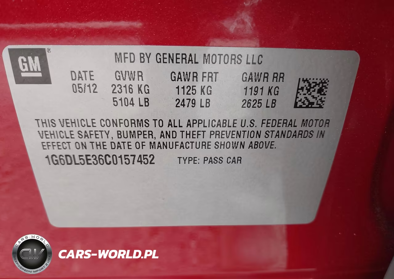 2012 Cadillac Cts Performance VIN:1G6DL5E36C0157452 - 9