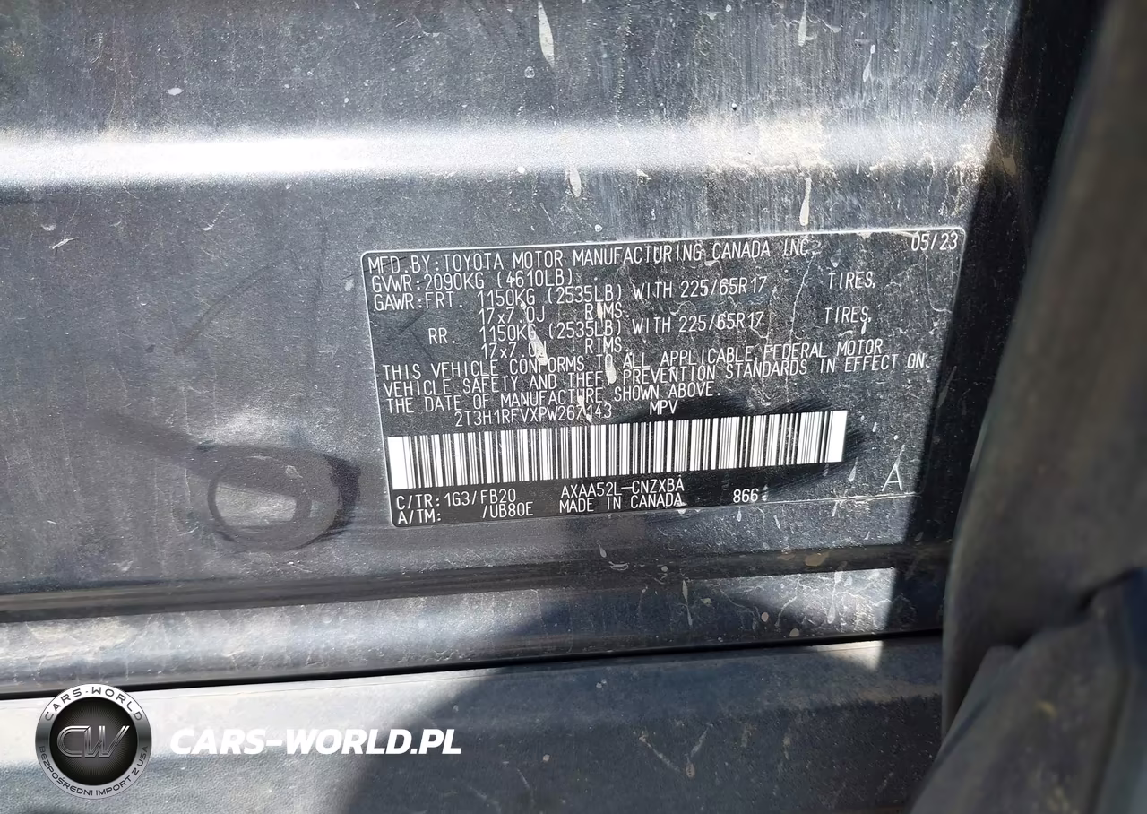 2023 Toyota Rav4 Le VIN:2T3H1RFVXPW267143 - 9