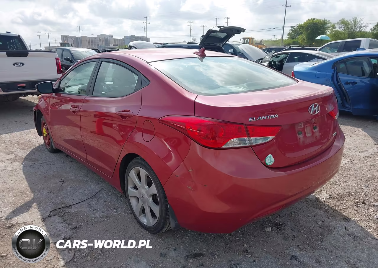 2013 Hyundai Elantra Limited VIN:KMHDH4AE1DU974088 - 3