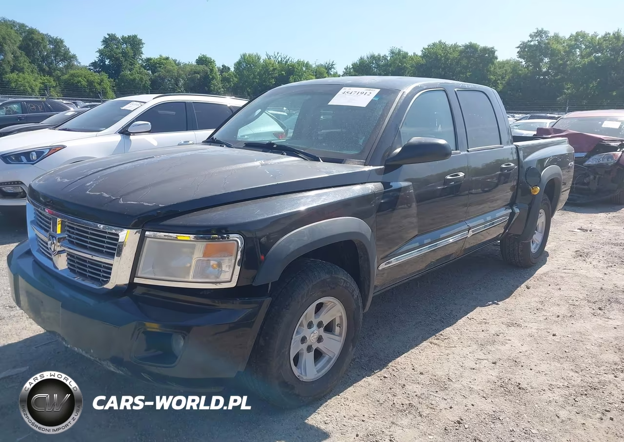 2008 Dodge Dakota Laramie VIN:1D7HW58N58S593570 - 2