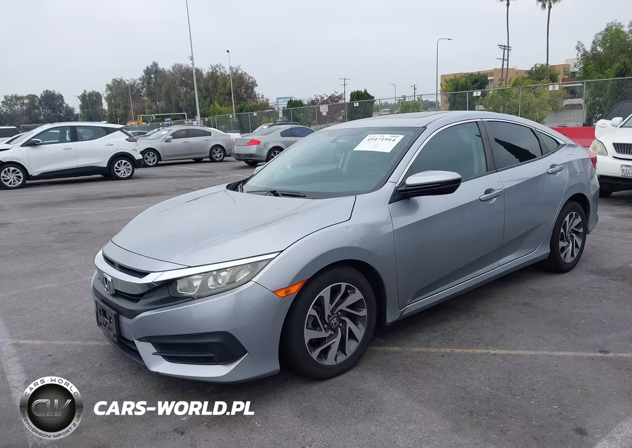 2018 Honda Civic Ex VIN:2HGFC2F70JH502605 - 2