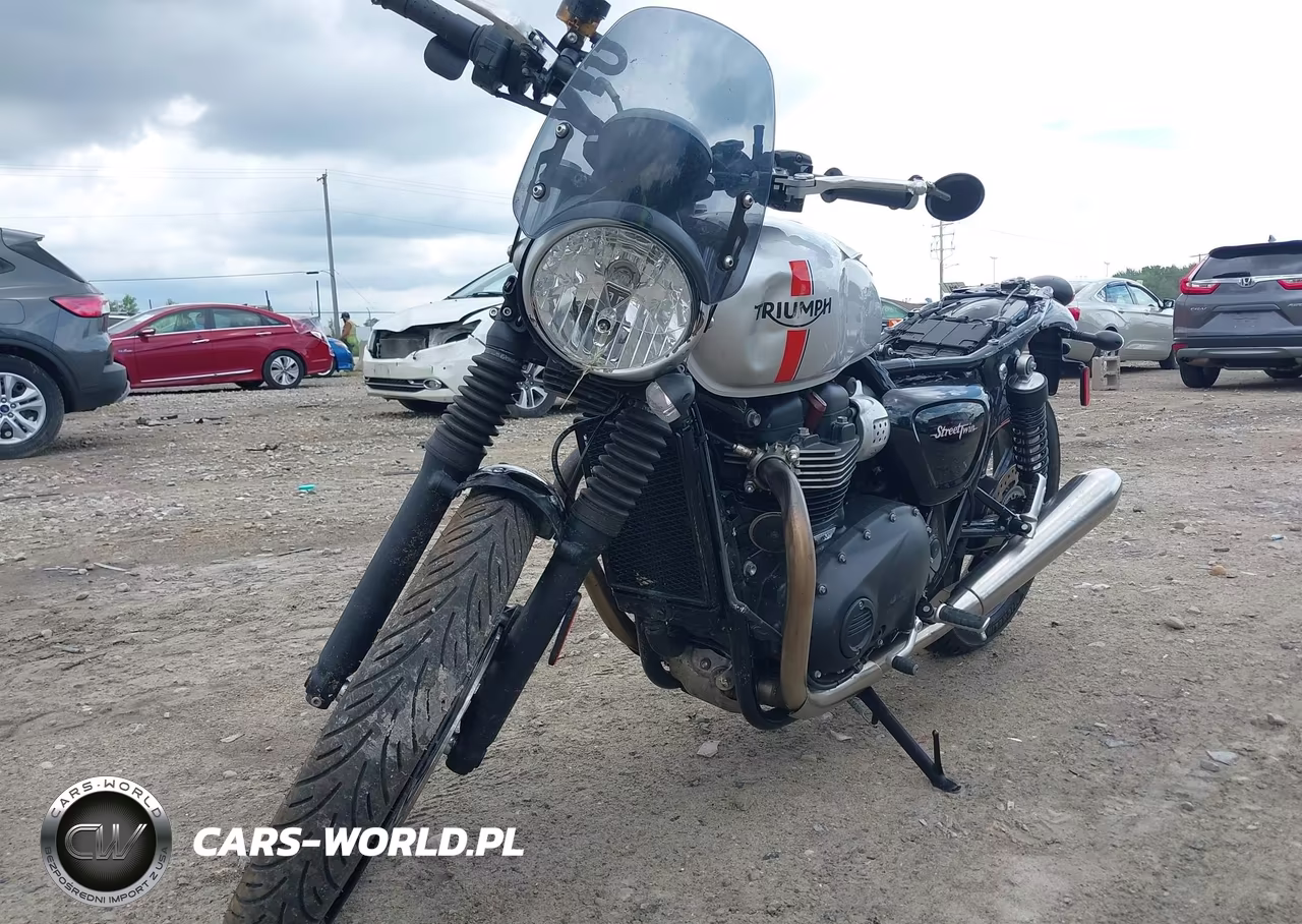 2017 Triumph Motorcycle Street Twin VIN:SMTD31GN1HT786208 - 2