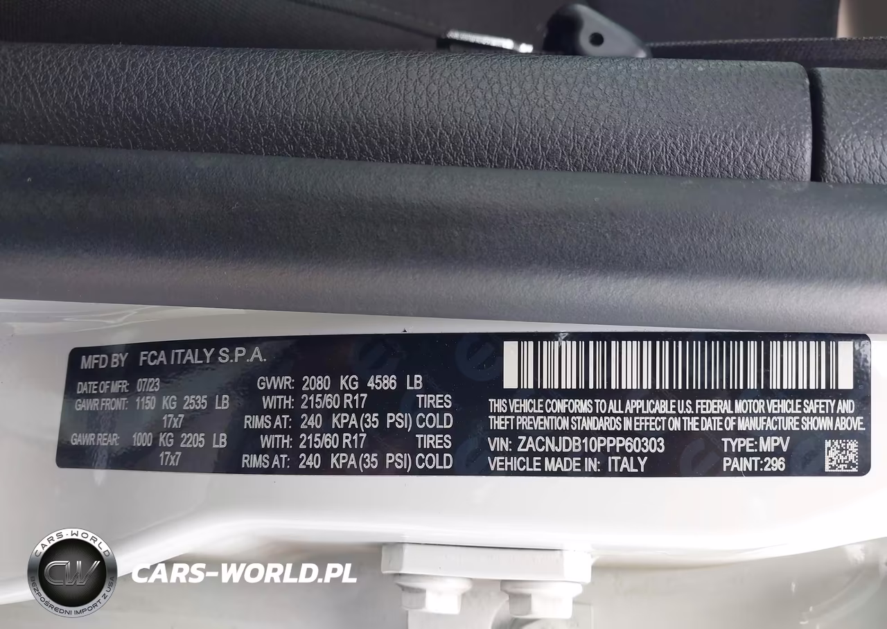 2023 Jeep Renegade Latitude 4X4 VIN:ZACNJDB10PPP60303 - 9