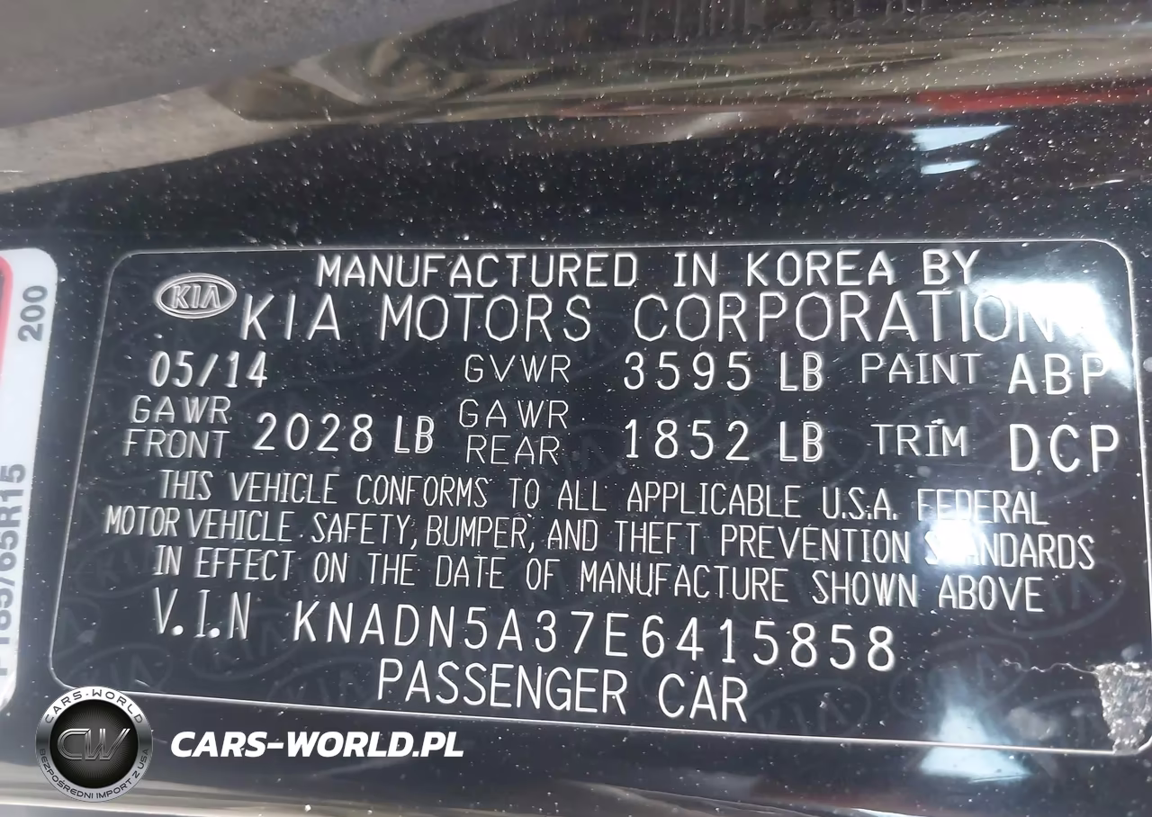 2014 Kia Rio Ex VIN:KNADN5A37E6415858 - 9