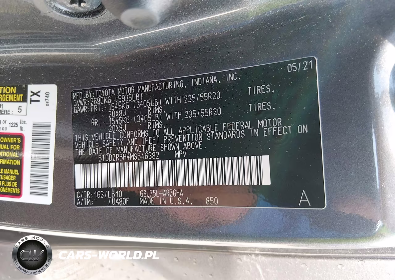 2021 Toyota Highlander Limited VIN:5TDDZRBH4MS546382 - 9