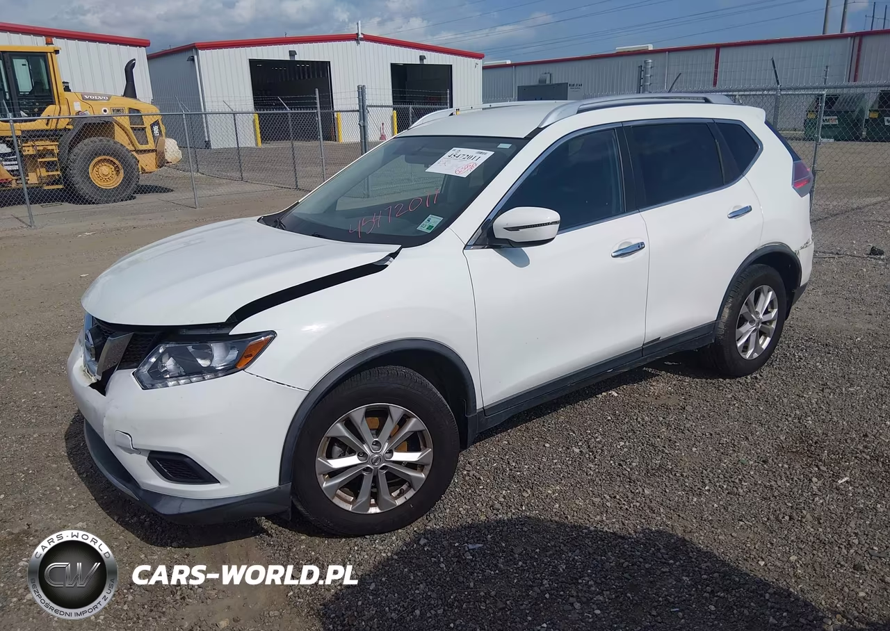 2016 Nissan Rogue Sv VIN:KNMAT2MT8GP669078 - 2