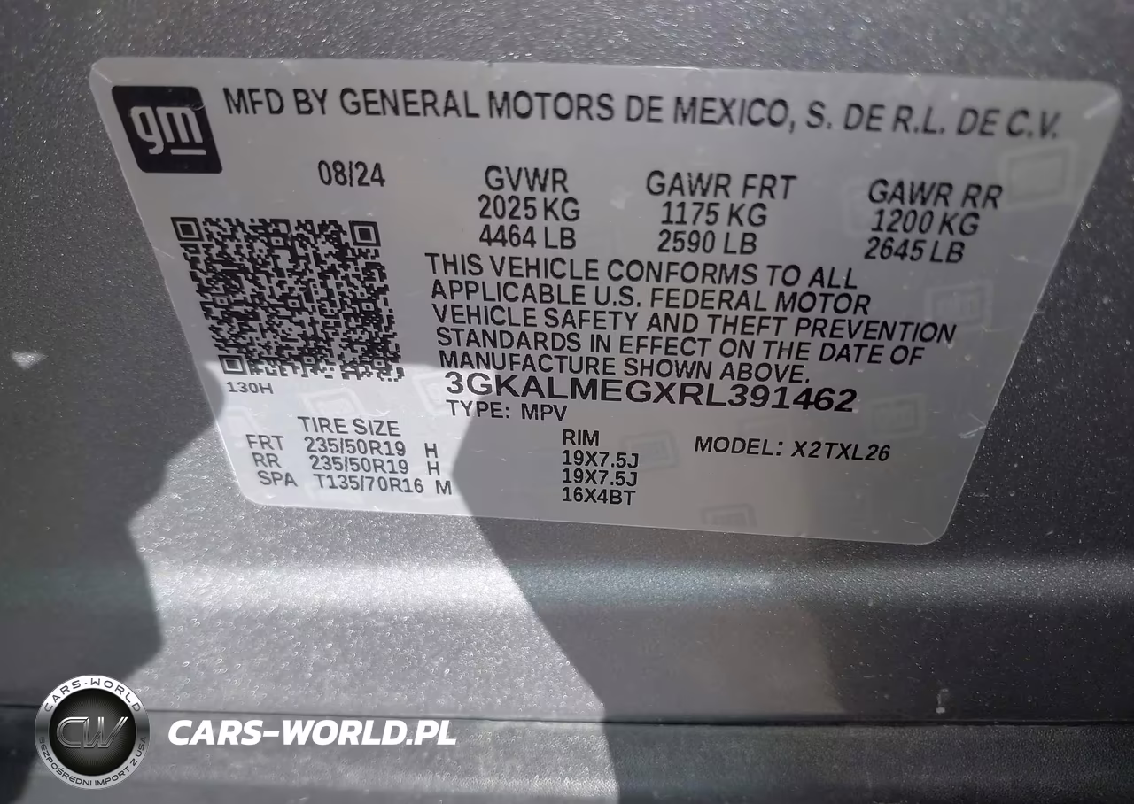 2024 GMC Terrain Fwd Sle VIN:3GKALMEGXRL391462 - 9