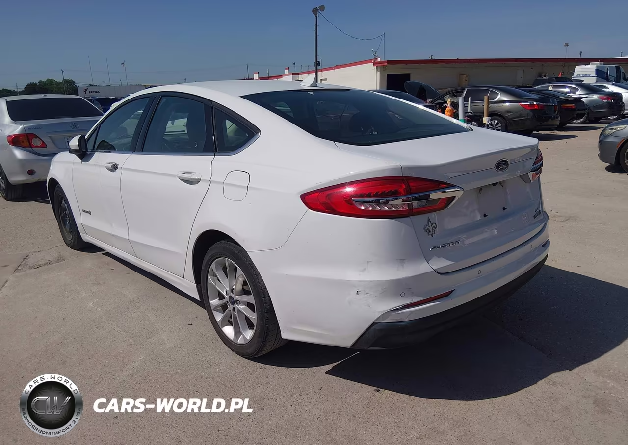 2019 Ford Fusion Hybrid Se VIN:3FA6P0LUXKR120496 - 3