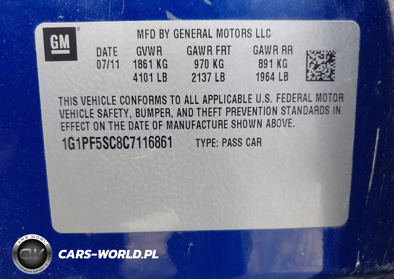 2012 Chevrolet Cruze 1Lt VIN:1G1PF5SC8C7116861 - 9