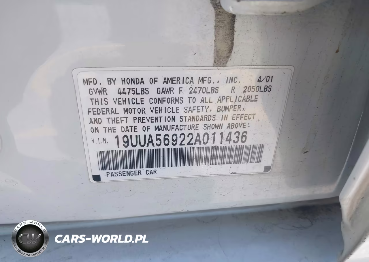 2002 Acura Tl 3.2 Type S VIN:19UUA56922A011436 - 9