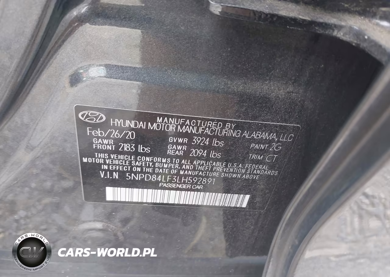 2020 Hyundai Elantra Sel VIN:5NPD84LF3LH592891 - 9