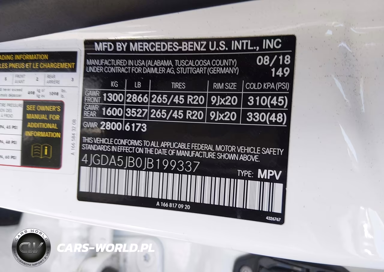 2018 Mercedes-Benz Gle 350 VIN:4JGDA5JB0JB199337 - 9