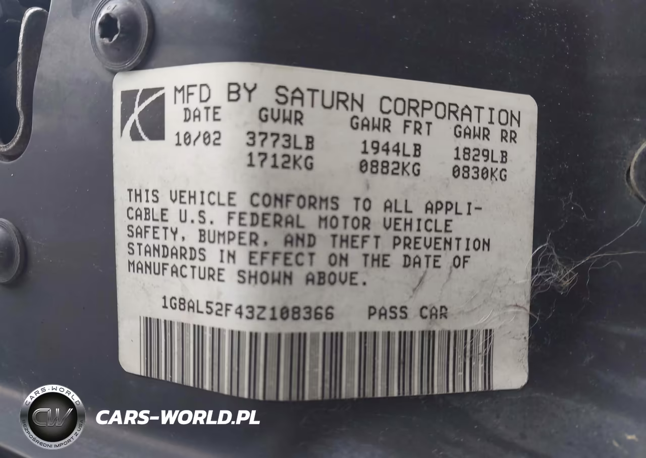 2003 Saturn Ion 3 VIN:1G8AL52F43Z108366 - 9