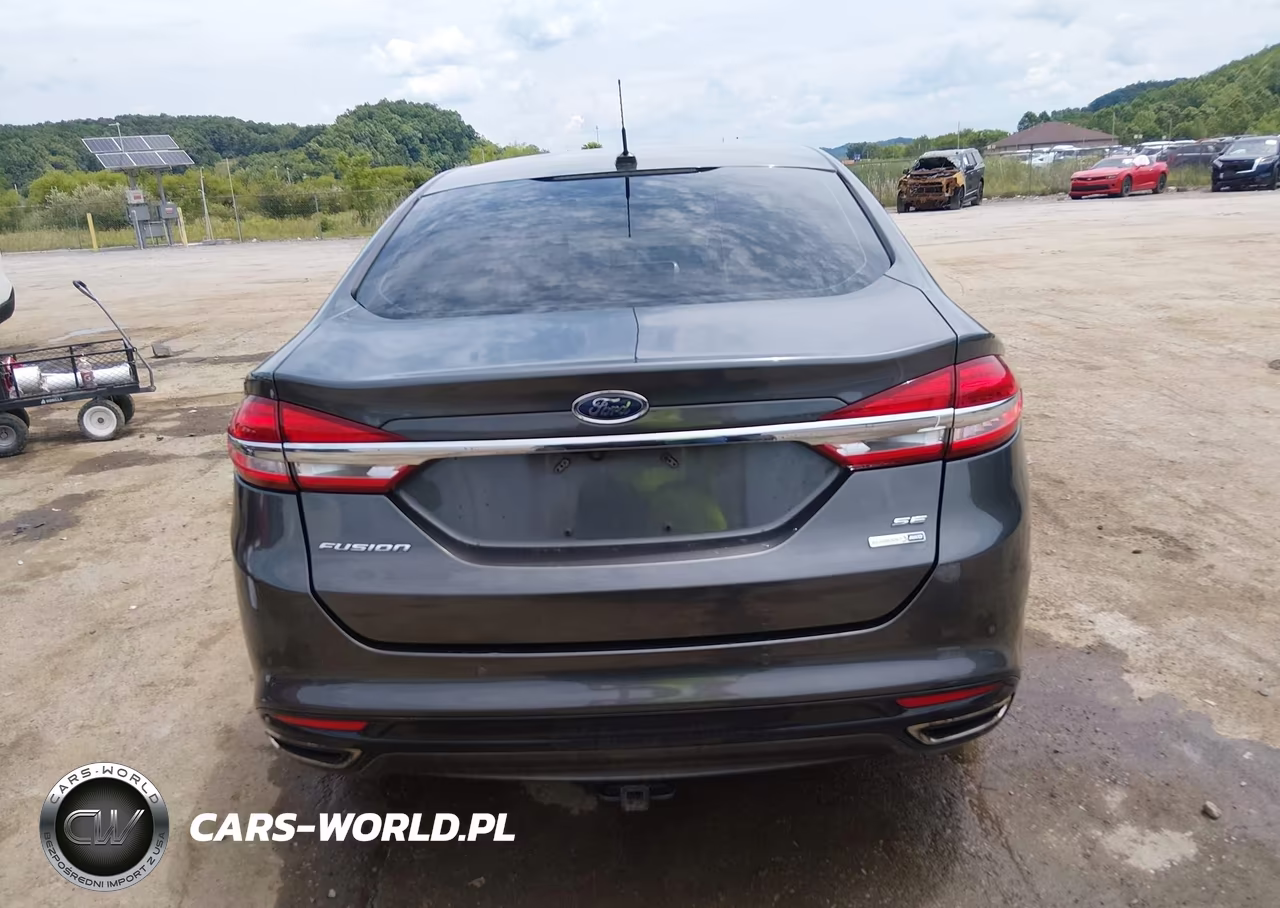 2017 Ford Fusion Se VIN:3FA6P0T91HR176525 - 16
