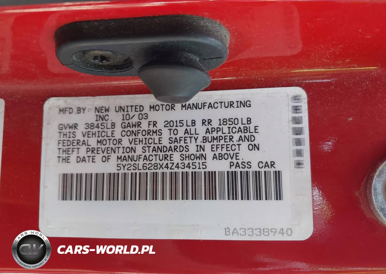 2004 Pontiac Vibe VIN:5Y2SL628X4Z434515 - 9