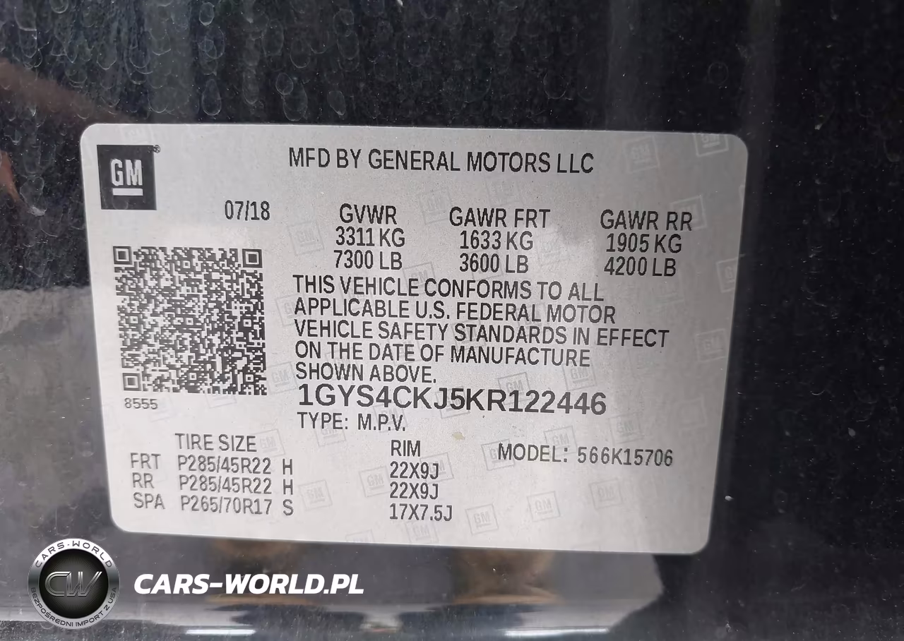 2019 Cadillac Escalade Premium Luxury VIN:1GYS4CKJ5KR122446 - 8