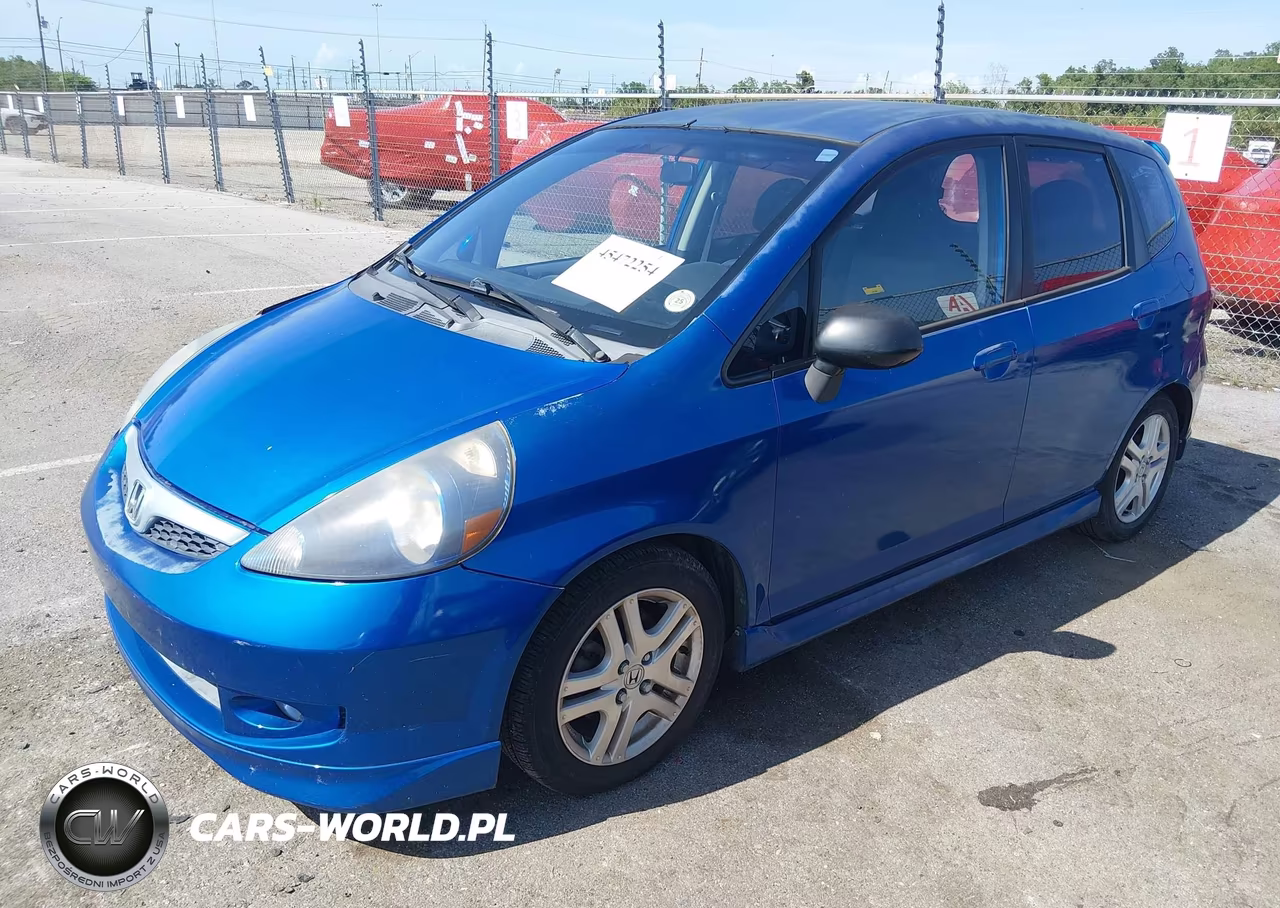 2007 Honda Fit Sport VIN:JHMGD38647S047672 - 2