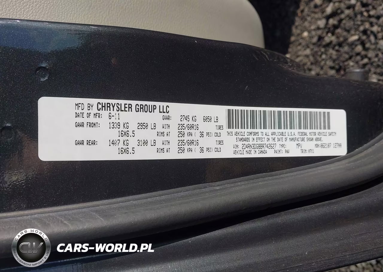 2011 Dodge Grand Caravan Mainstreet VIN:2D4RN3DG8BR742627 - 9