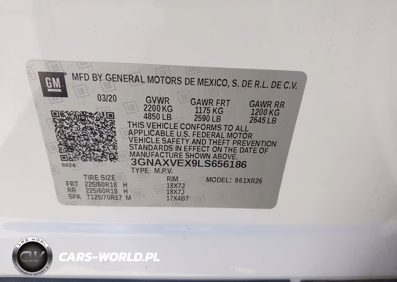 2020 Chevrolet Equinox Awd Lt 2.0L Turbo VIN:3GNAXVEX9LS656186 - 9