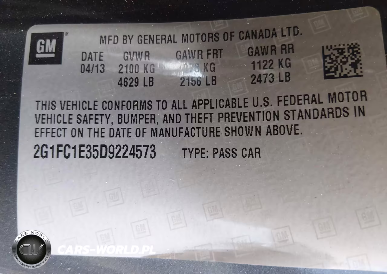 2013 Chevrolet Camaro 2Lt VIN:2G1FC1E35D9224573 - 9
