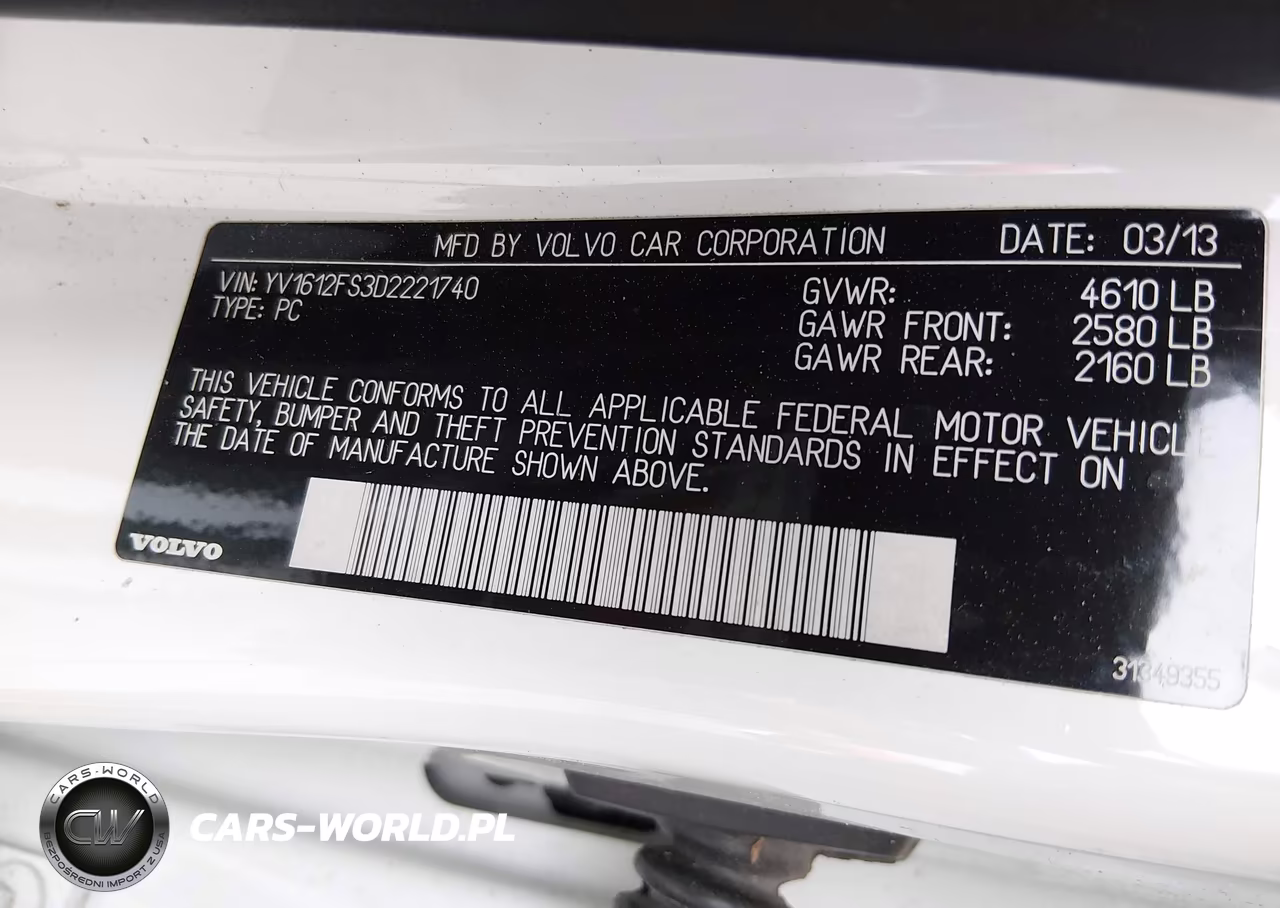 2013 Volvo S60 T5 VIN:YV1612FS3D2221740 - 9
