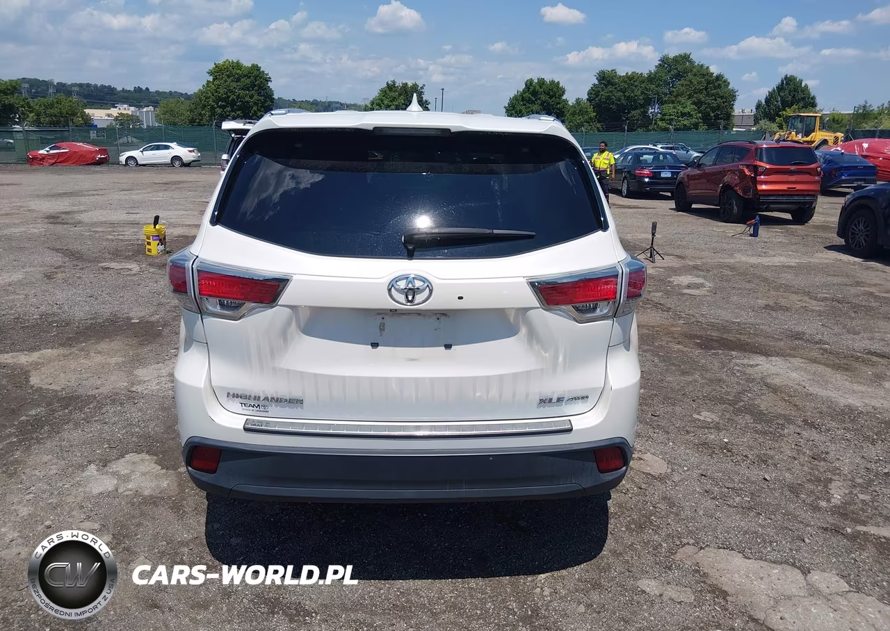 2015 Toyota Highlander Xle V6 VIN:5TDJKRFHXFS144614 - 15