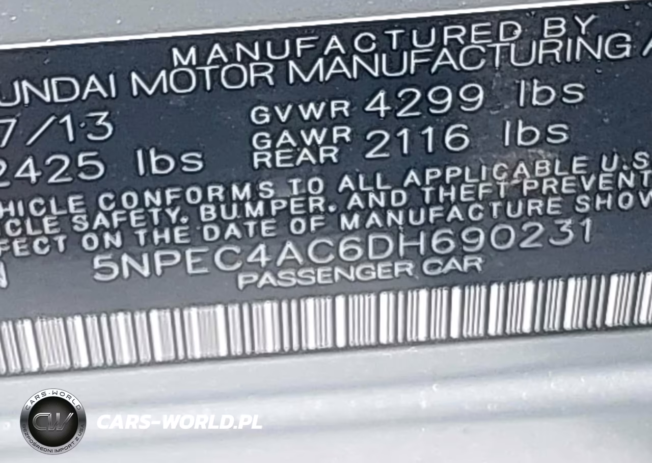 2013 Hyundai Sonata Limited VIN:5NPEC4AC6DH690231 - 9