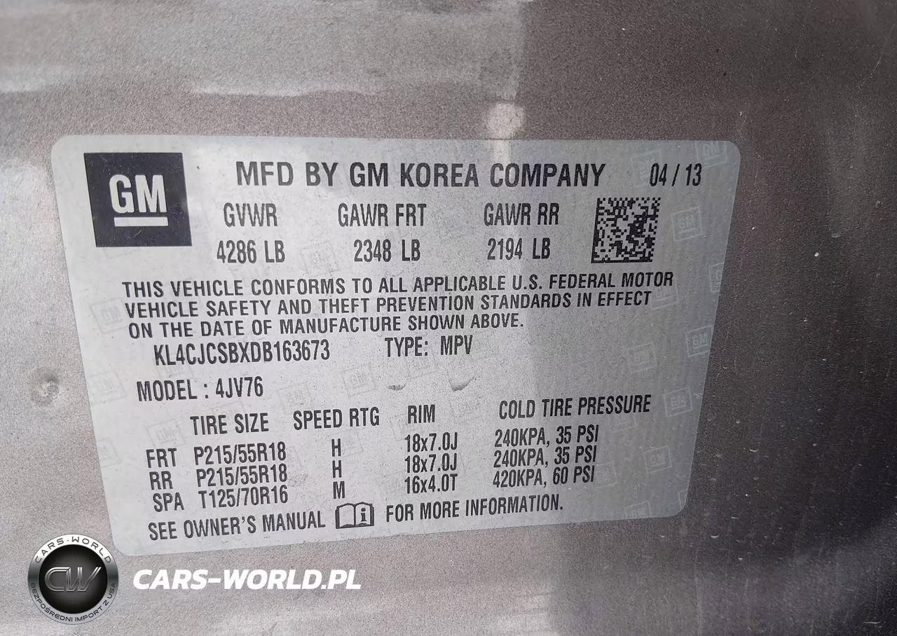 2013 Buick Encore Leather VIN:KL4CJCSBXDB163673 - 9