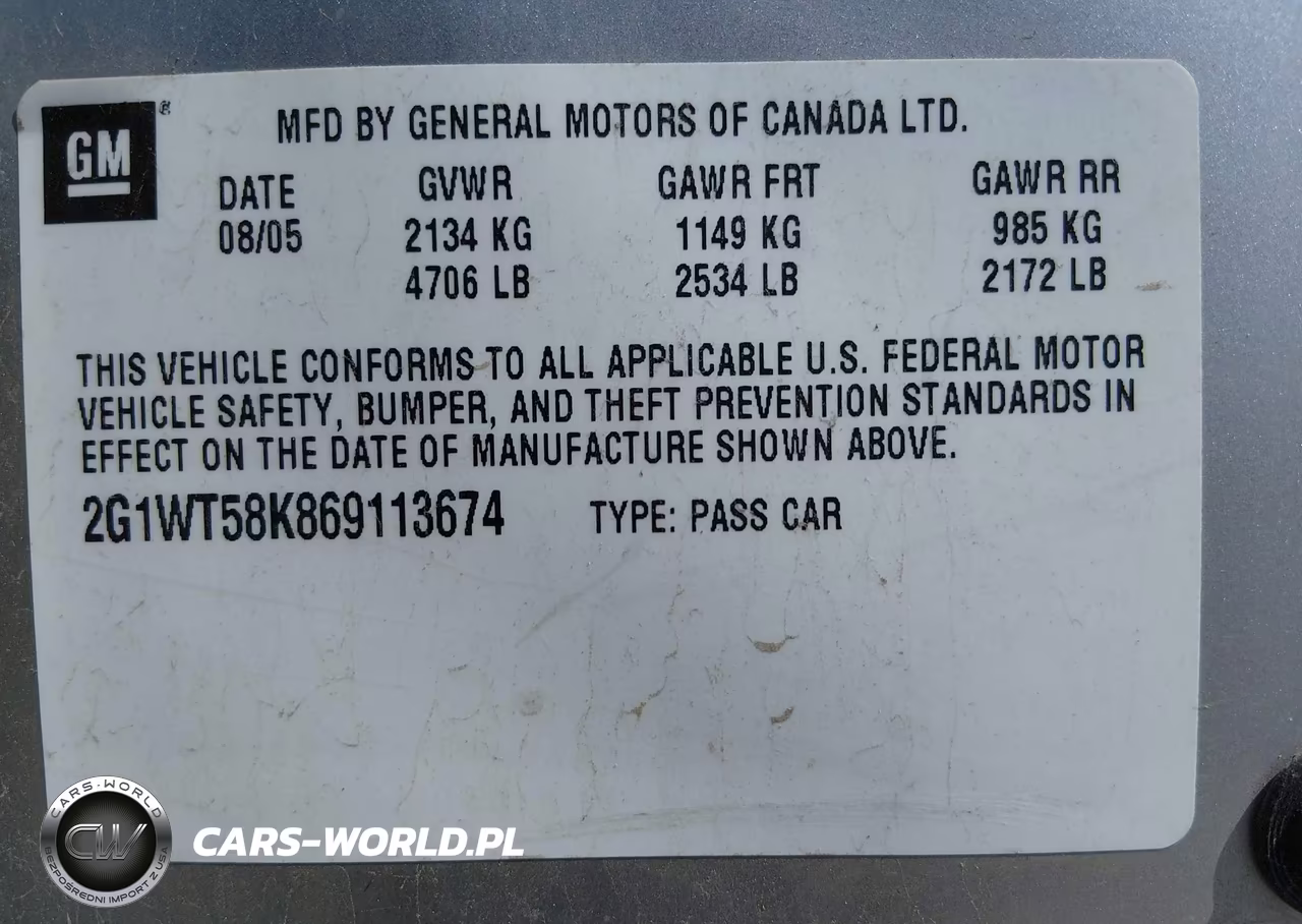 2006 Chevrolet Impala Lt VIN:2G1WT58K869113674 - 9