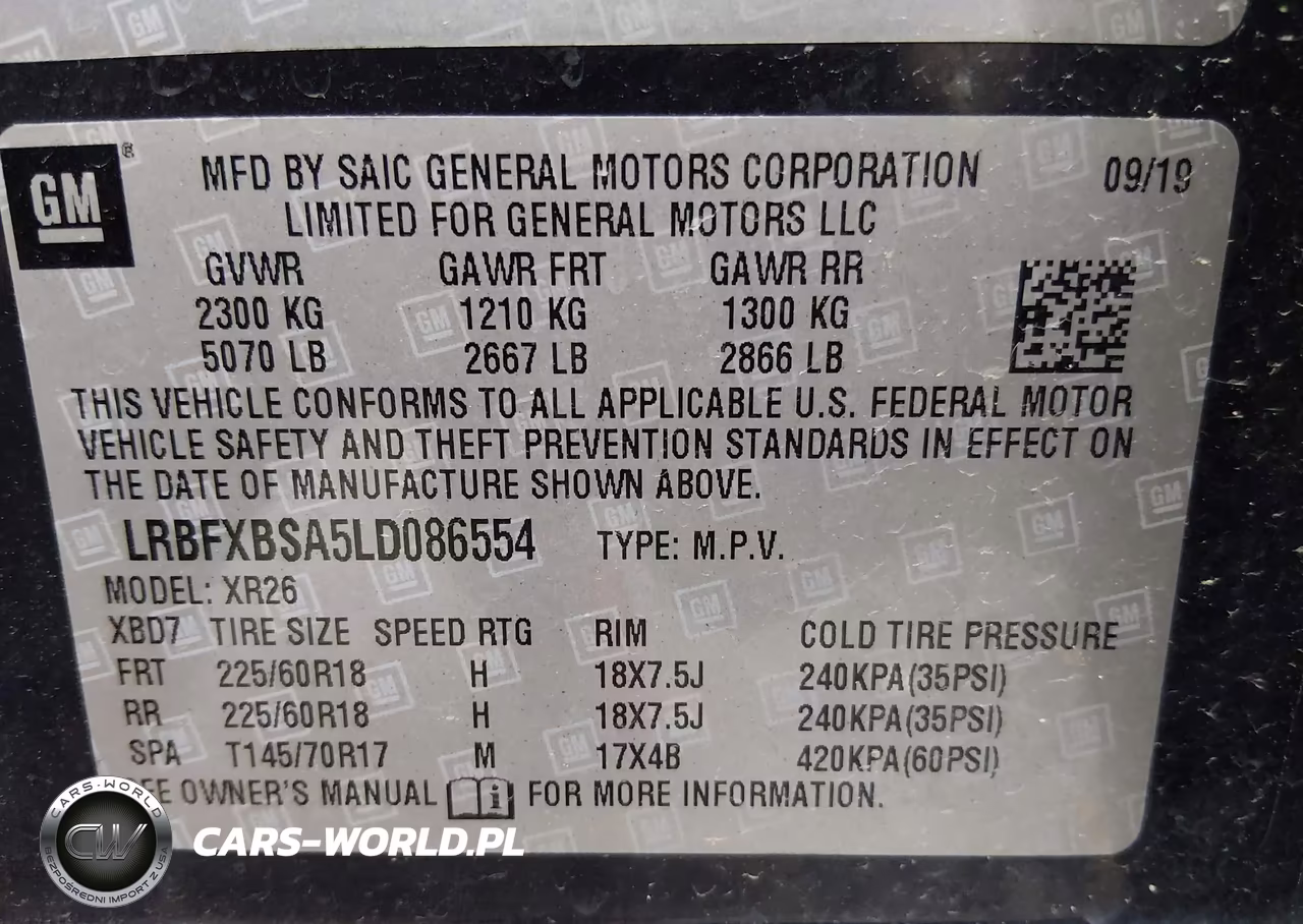 2020 Buick Envision Fwd Preferred VIN:LRBFXBSA5LD086554 - 9