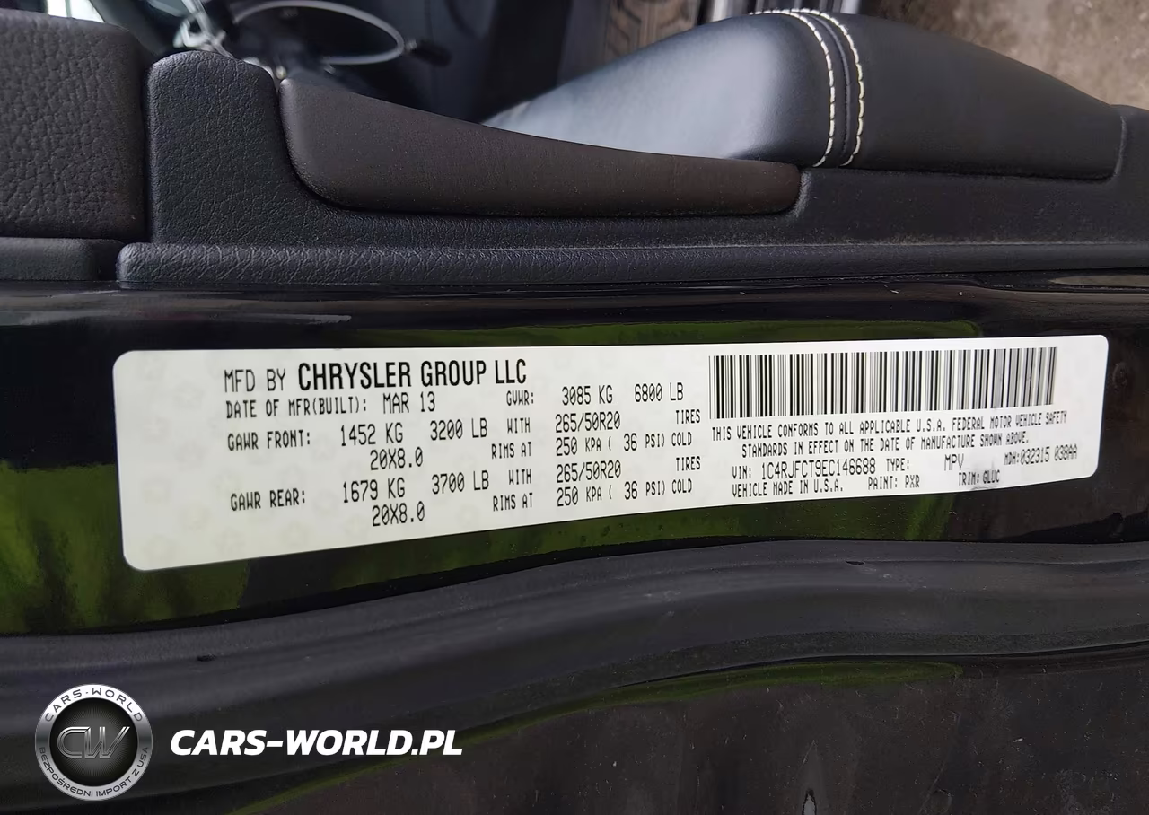 2014 Jeep Grand Cherokee Overland VIN:1C4RJFCT9EC146688 - 9