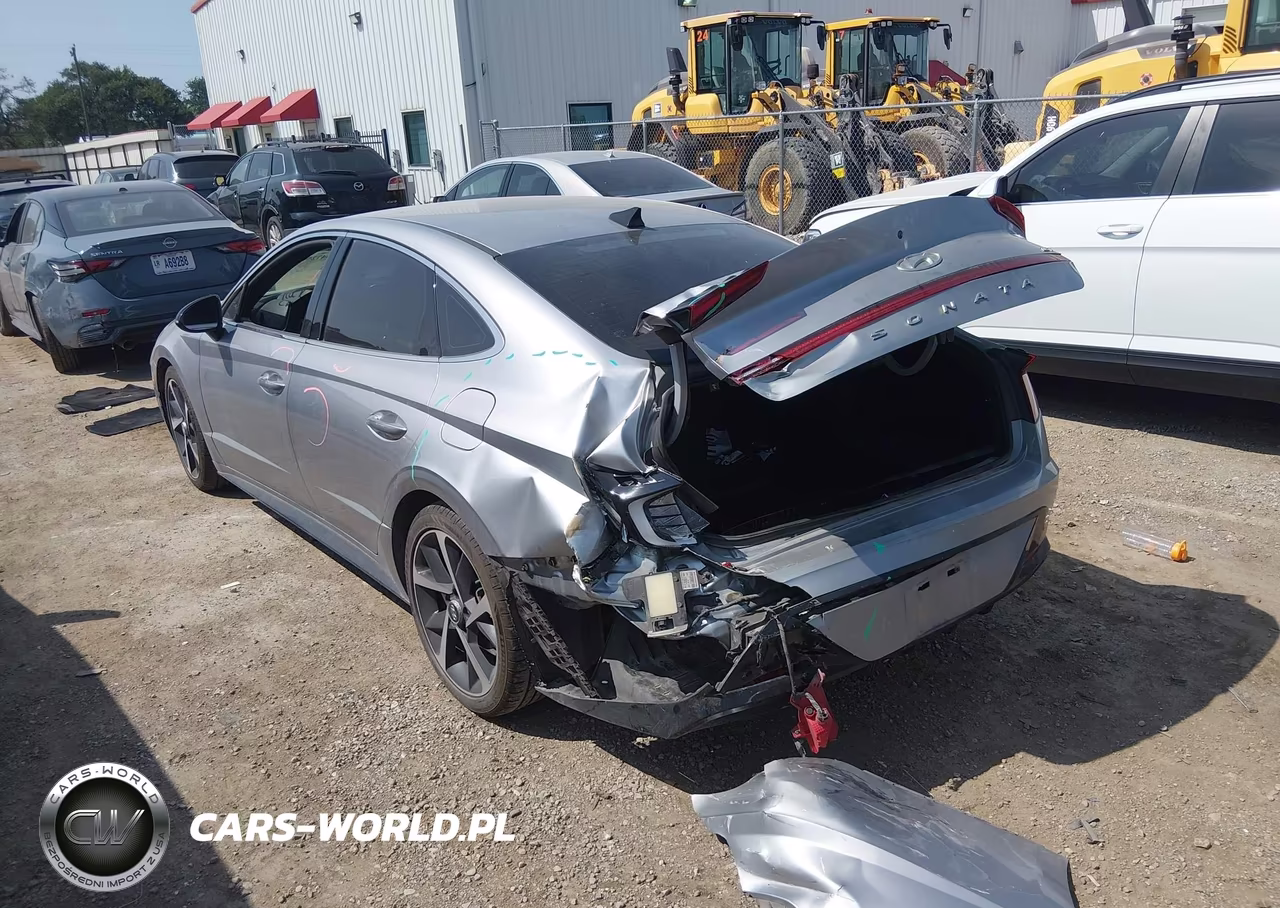 2021 Hyundai Sonata Sel Plus VIN:5NPEJ4J20MH129004 - 3
