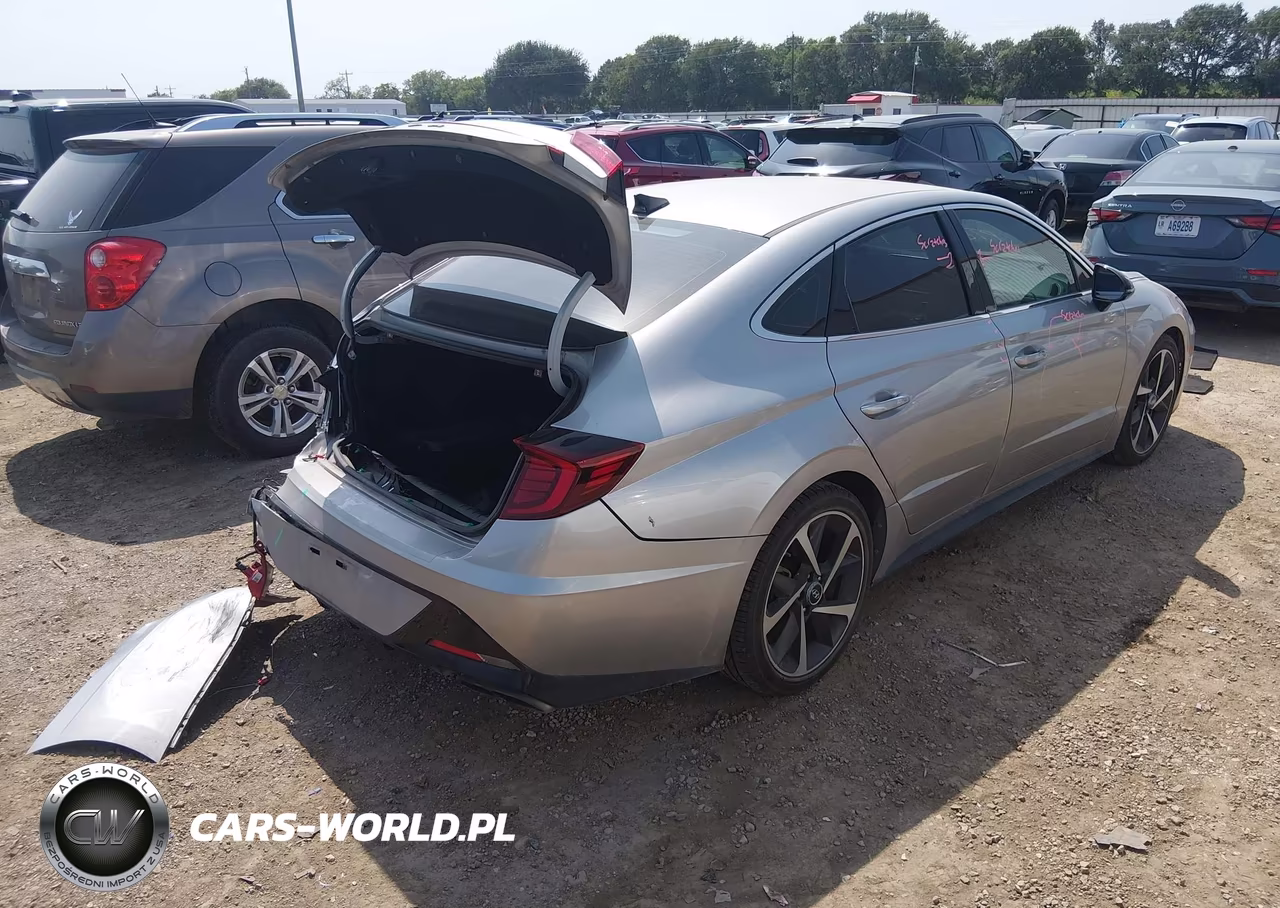 2021 Hyundai Sonata Sel Plus VIN:5NPEJ4J20MH129004 - 4