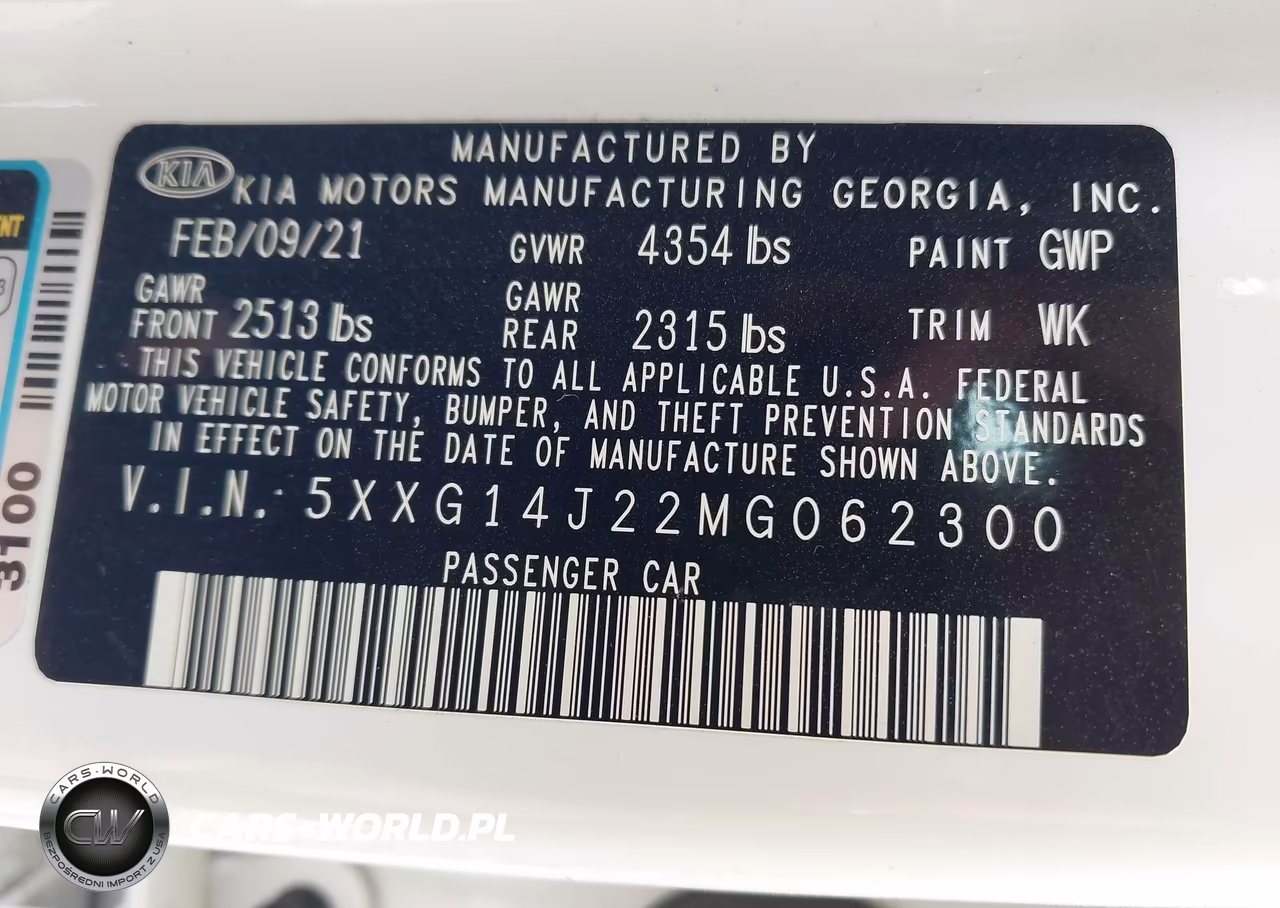2021 Kia K5 Lxs VIN:5XXG14J22MG062300 - 9