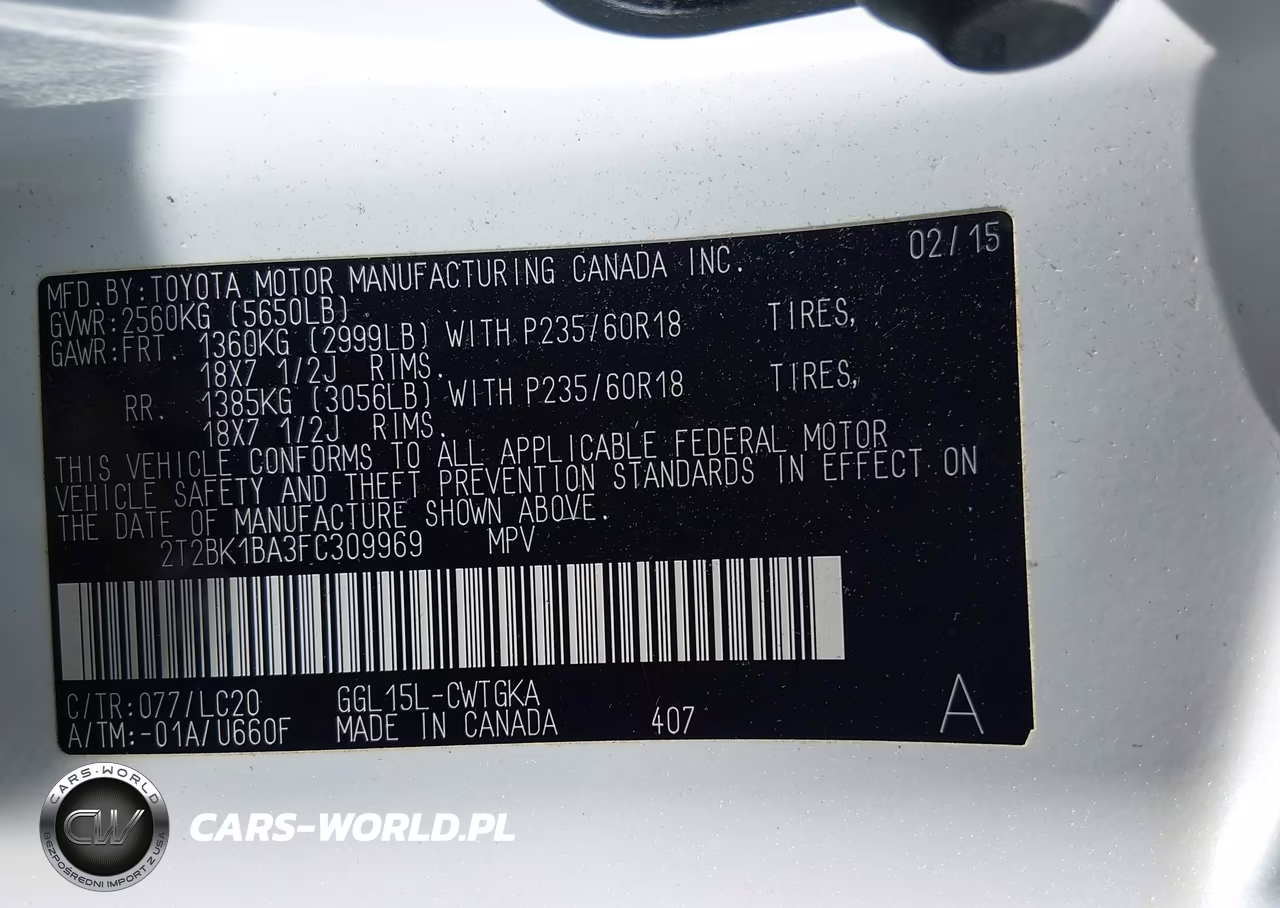 2015 Lexus Rx 350 VIN:2T2BK1BA3FC309969 - 9