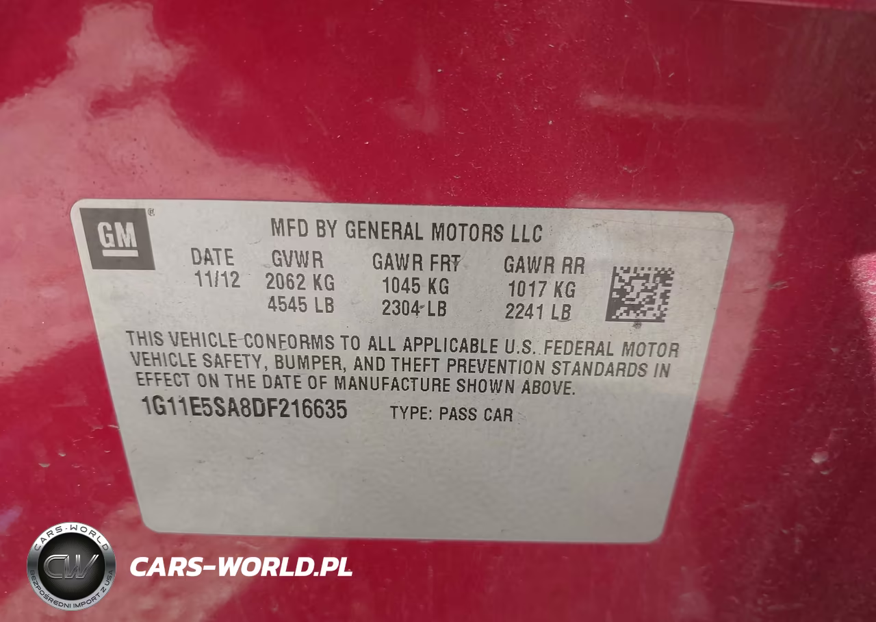 2013 Chevrolet Malibu 2Lt VIN:1G11E5SA8DF216635 - 9