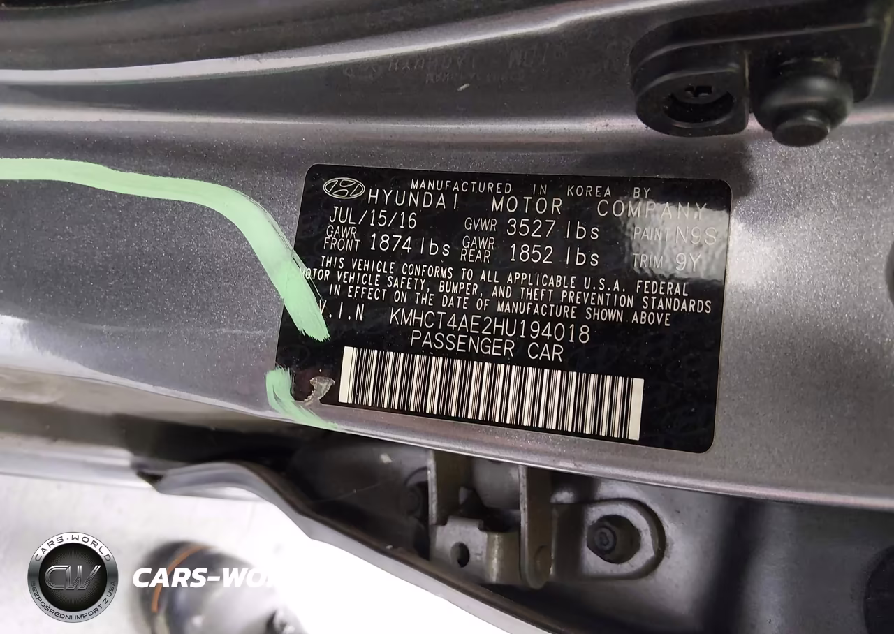 2017 Hyundai Accent Se VIN:KMHCT4AE2HU194018 - 9