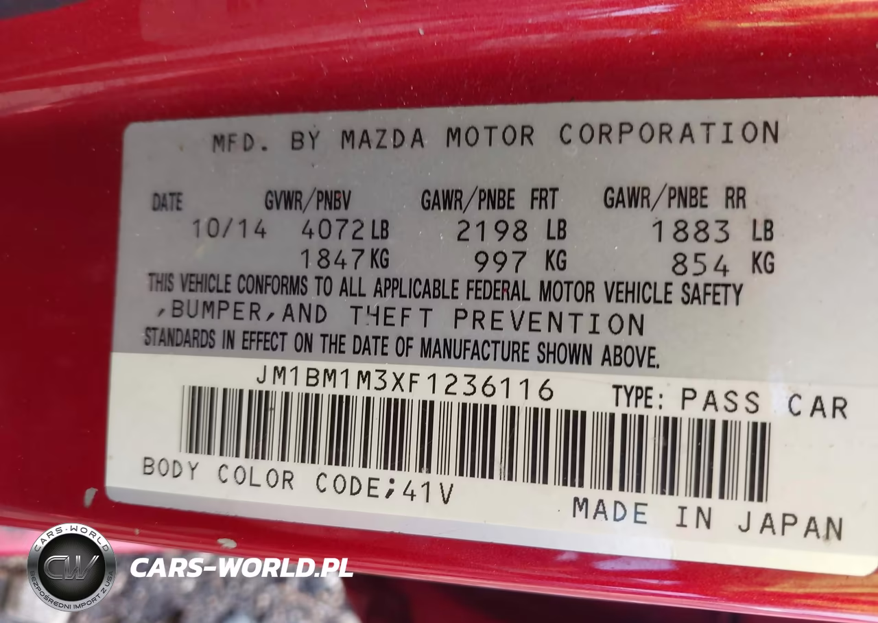 2015 Mazda Mazda3 S Grand Touring VIN:JM1BM1M3XF1236116 - 9