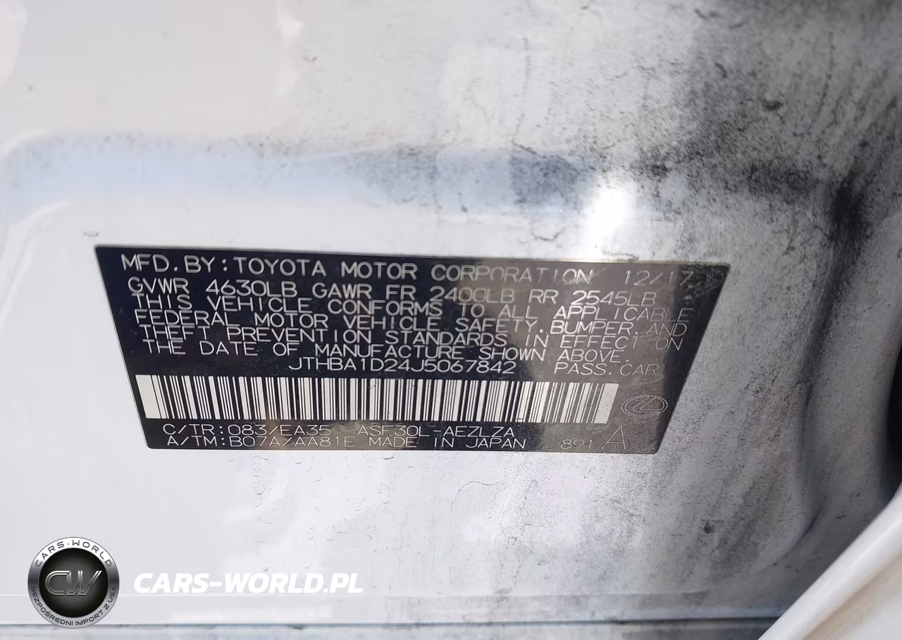 2018 Lexus Is 300 VIN:JTHBA1D24J5067842 - 9