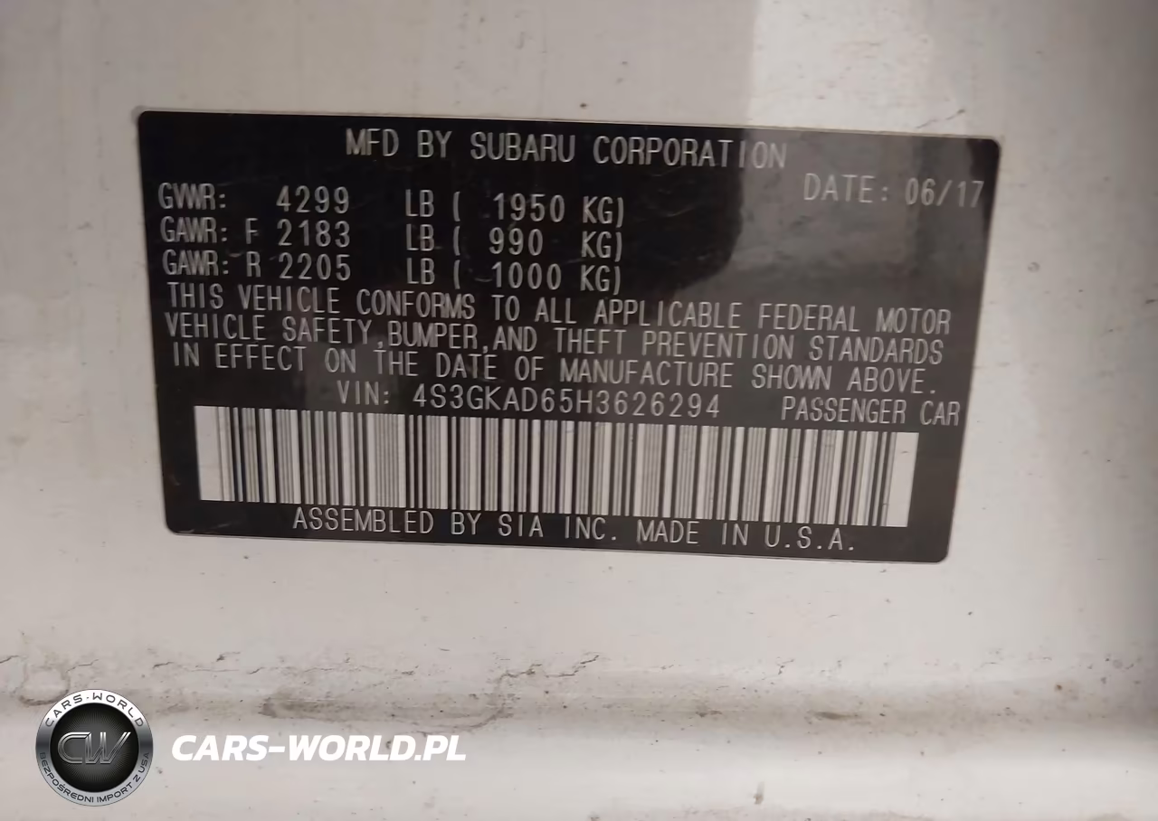 2017 Subaru Impreza 2.0I Premium VIN:4S3GKAD65H3626294 - 9