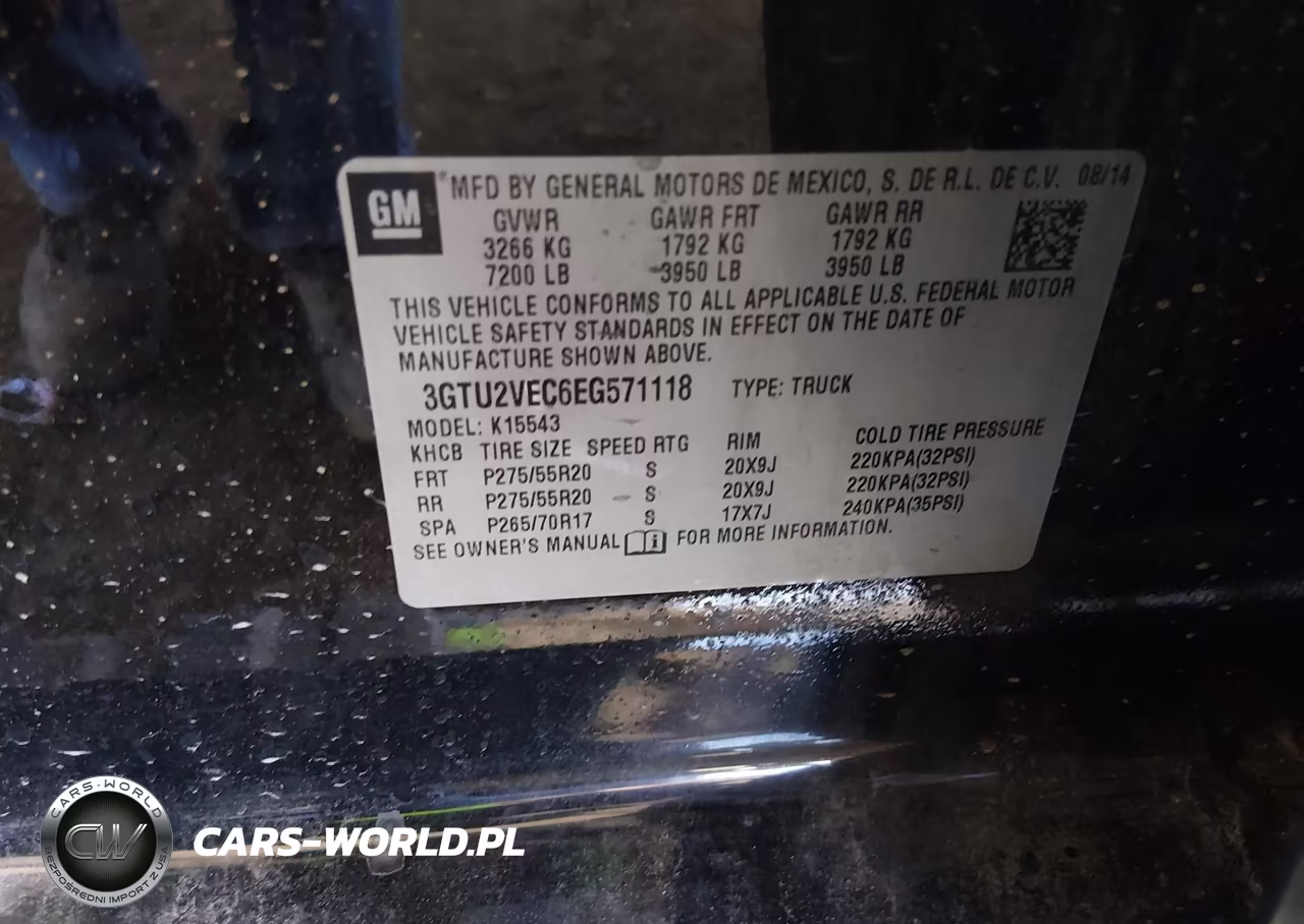 2014 GMC Sierra 1500 Slt VIN:3GTU2VEC6EG571118 - 9