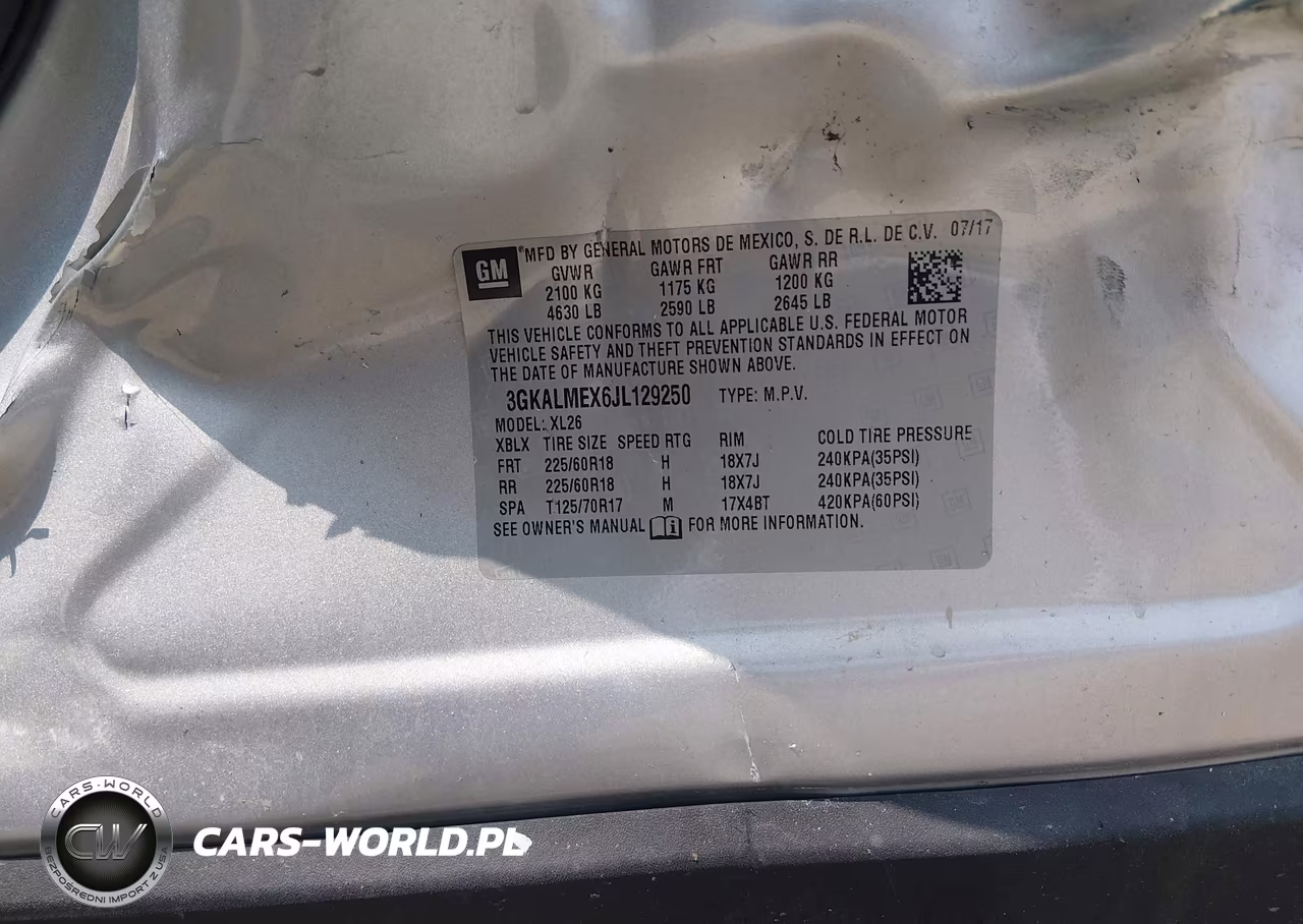 2018 GMC Terrain Sle VIN:3GKALMEX6JL129250 - 9