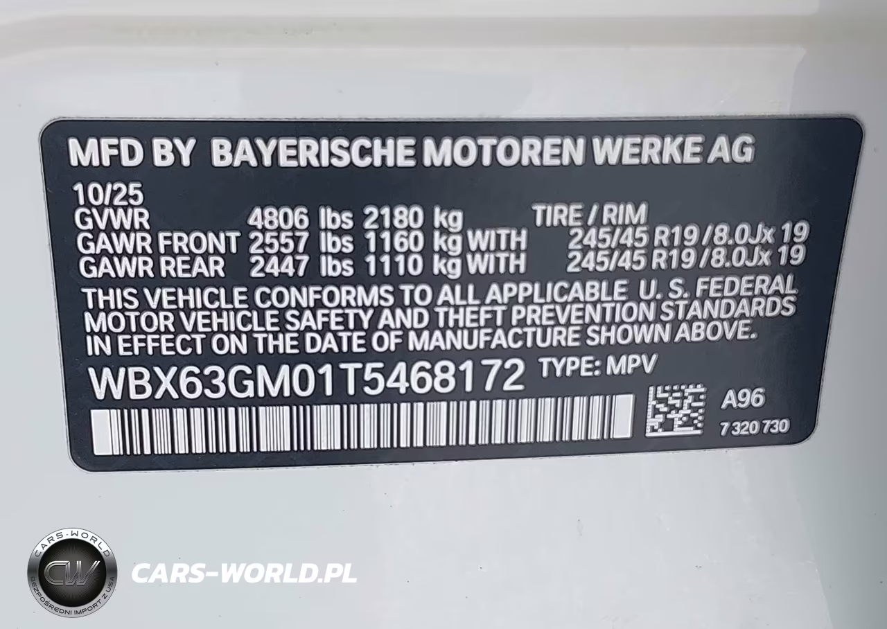 2026 BMW X2 xDrive28I VIN:WBX63GM01T5468172 - 9