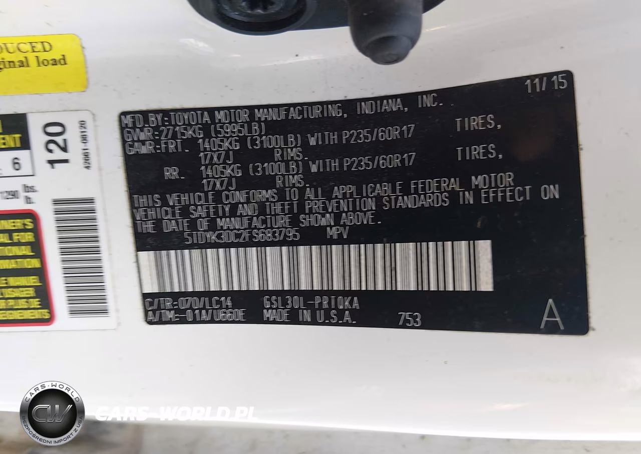 2015 Toyota Sienna Xle 8 Passenger VIN:5TDYK3DC2FS683795 - 9