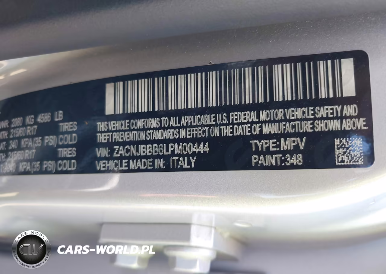 2020 Jeep Renegade Latitude 4X4 VIN:ZACNJBBB6LPM00444 - 9